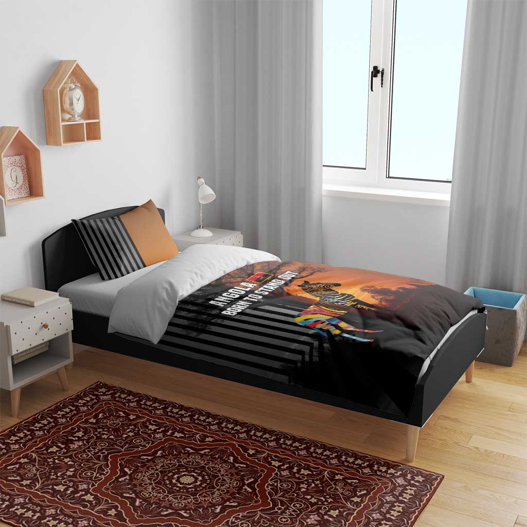 Angola Bedding Set Sunset Zebra Design and African Nature TS04