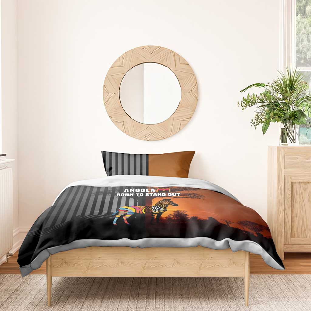 Angola Bedding Set Sunset Zebra Design and African Nature TS04