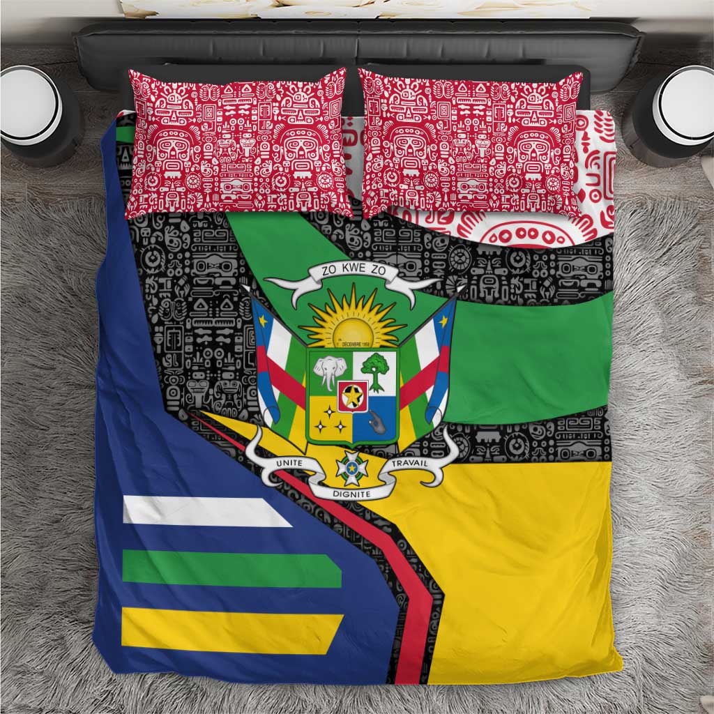 Central African Republic Bedding Set Multicolor Tribal Design TS04