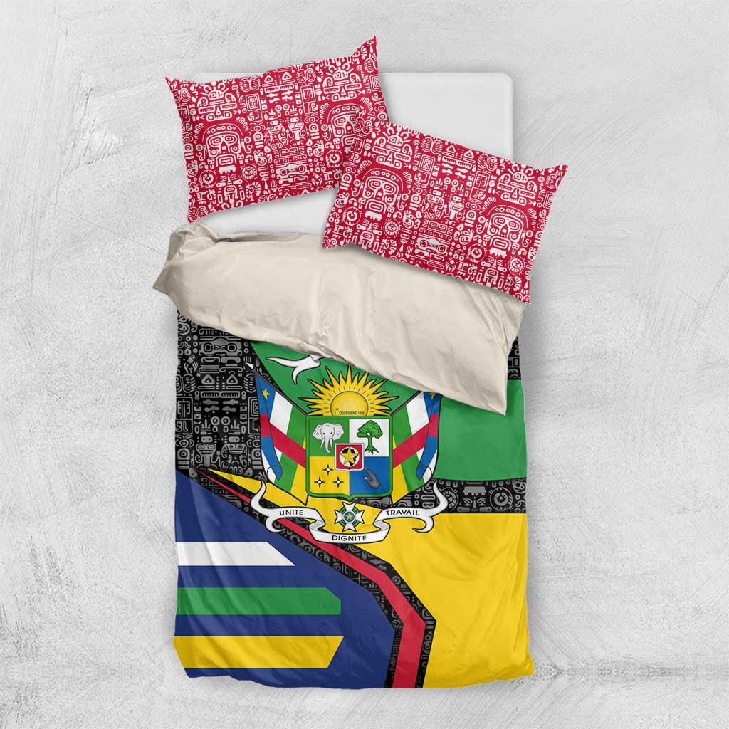 Central African Republic Bedding Set Multicolor Tribal Design TS04