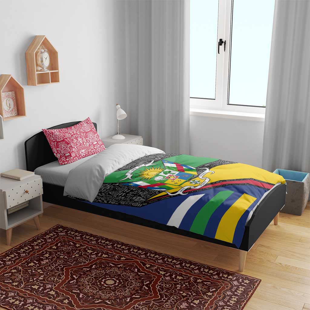 Central African Republic Bedding Set Multicolor Tribal Design TS04