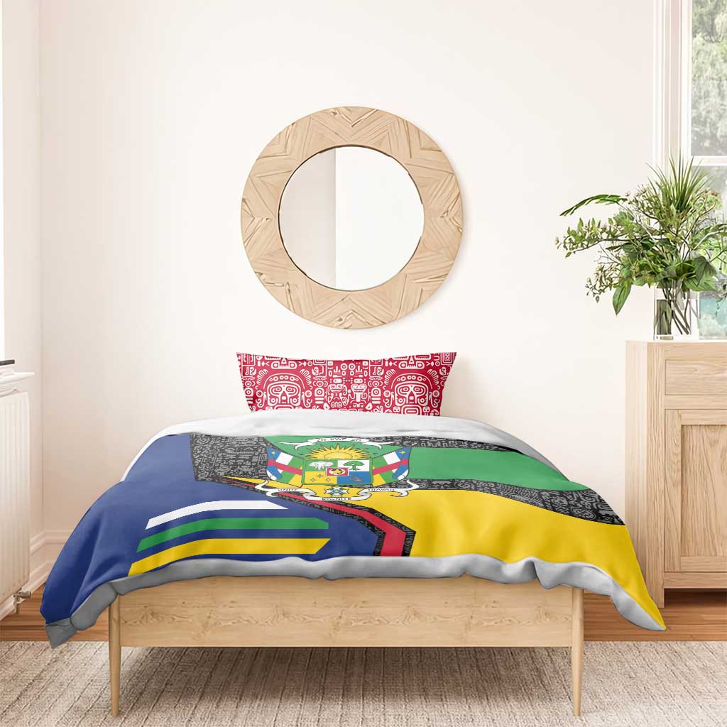 Central African Republic Bedding Set Multicolor Tribal Design TS04