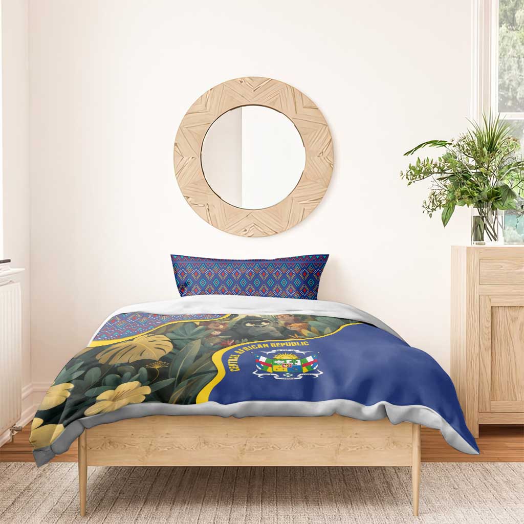 Central African Republic Bedding Set Jungle Animal TS04