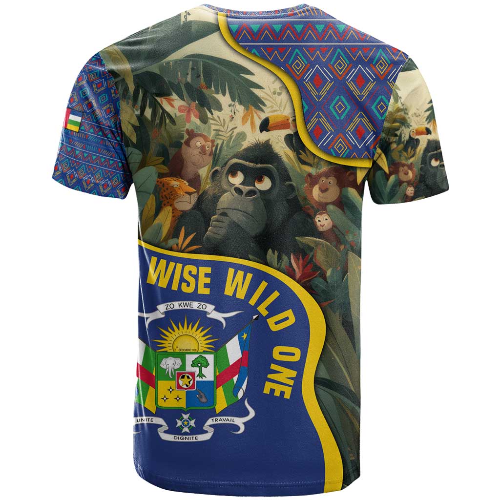 Central African Republic T shirt Jungle Animal TS04