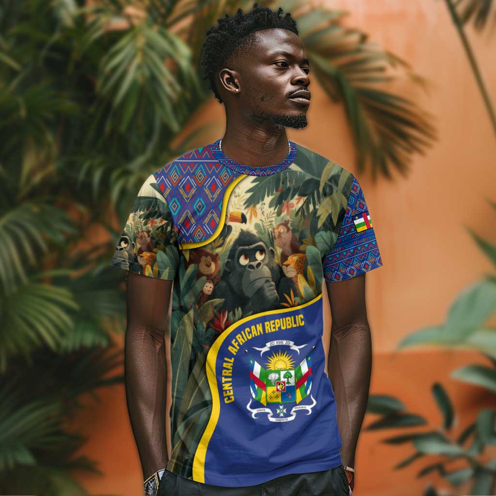 Central African Republic T shirt Jungle Animal TS04