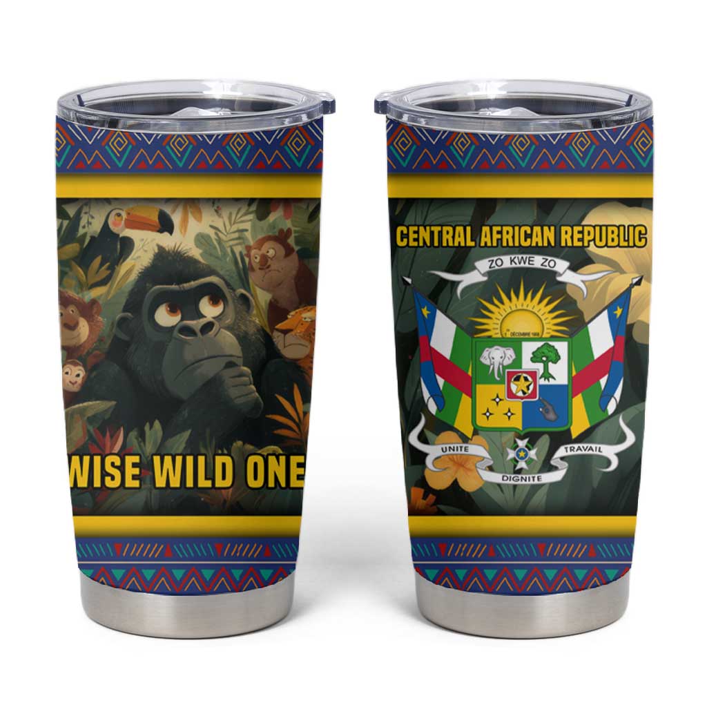 Central African Republic Tumbler Cup Jungle Animal TS04