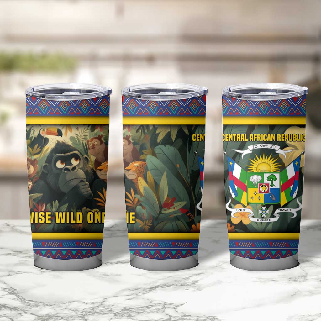 Central African Republic Tumbler Cup Jungle Animal TS04