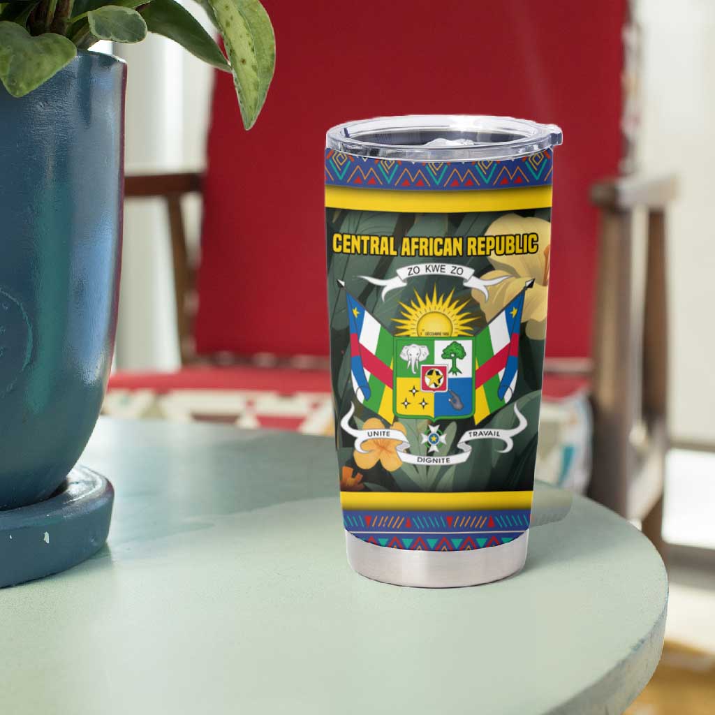 Central African Republic Tumbler Cup Jungle Animal TS04