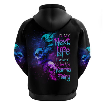 Karma Fairy Three Skulls Hoodie TS04