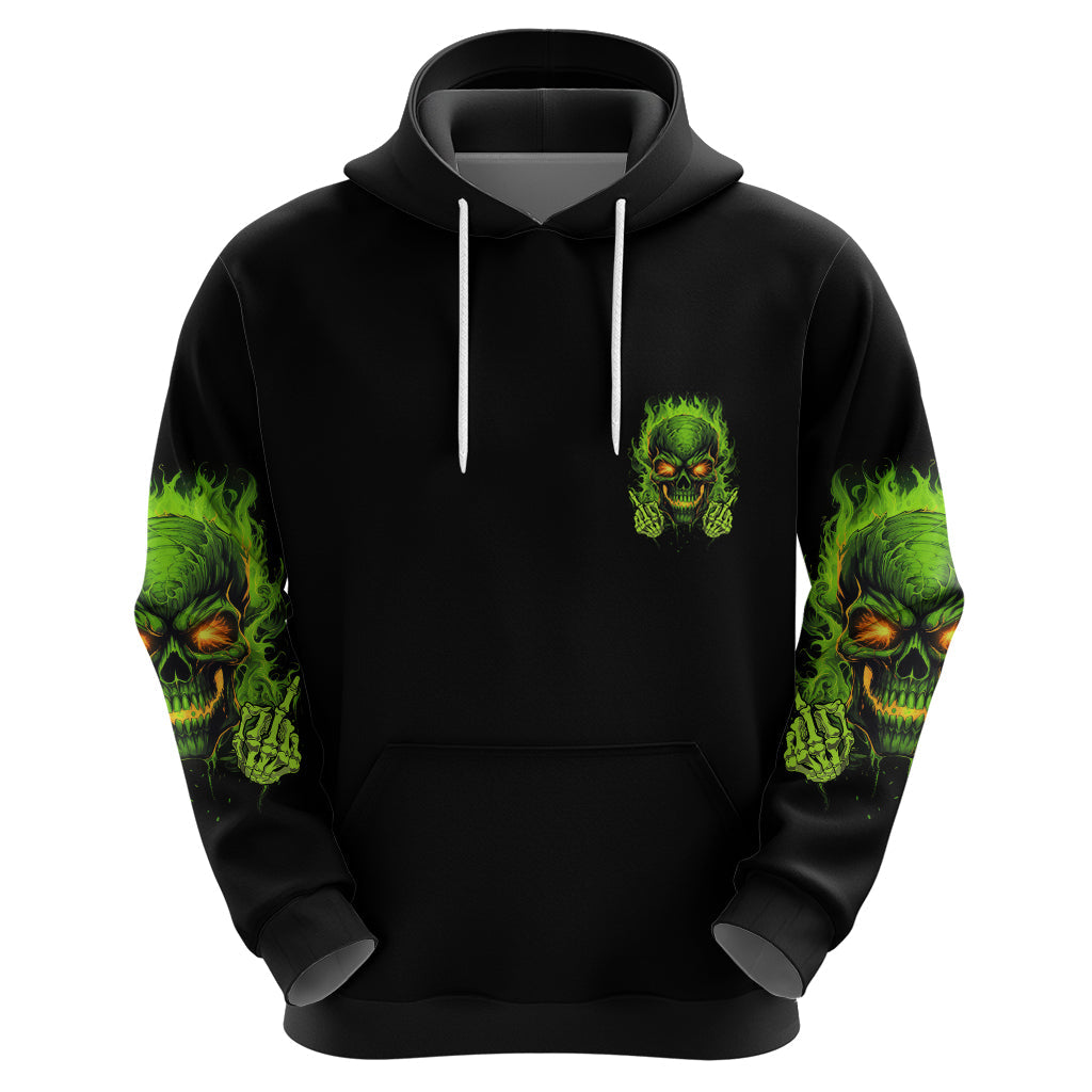I Can't Go To Hell Reaper Skull Hoodie TS04