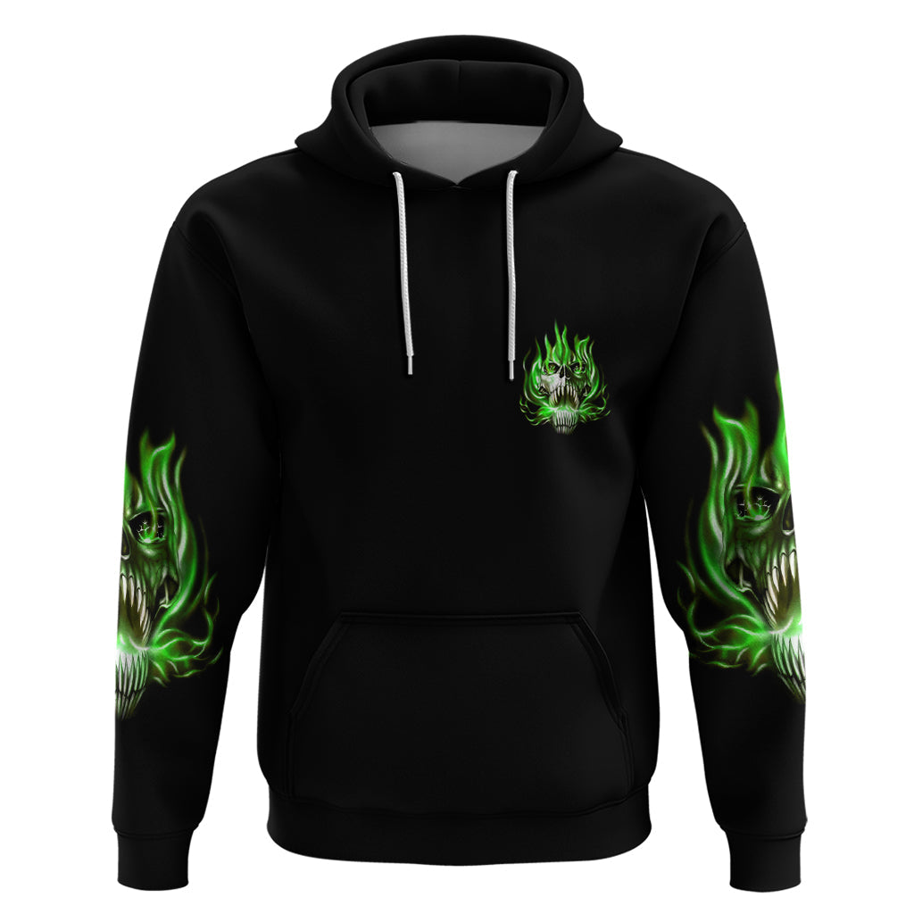 9 Of 10 Voices In My Head Fire Skull Hoodie TS04