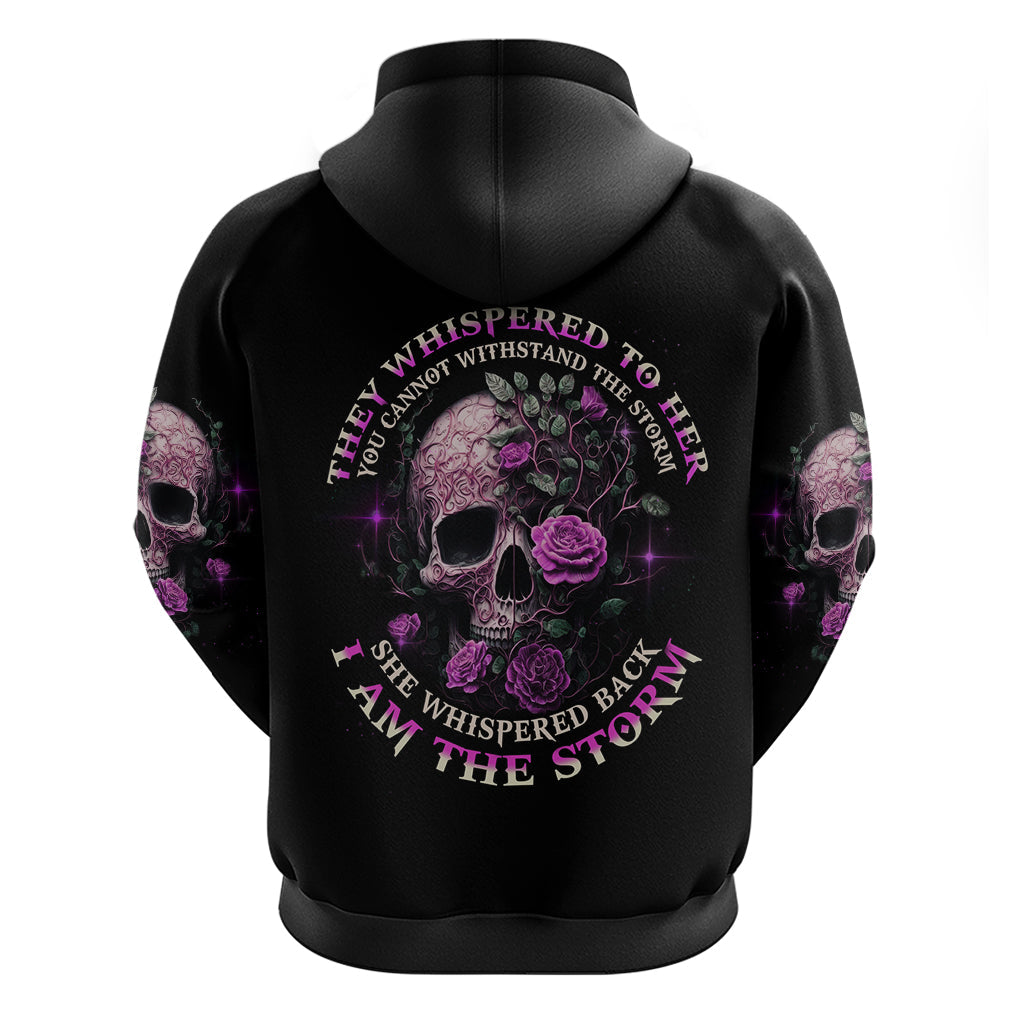 I Am The Storm Rose Hoodie TS04