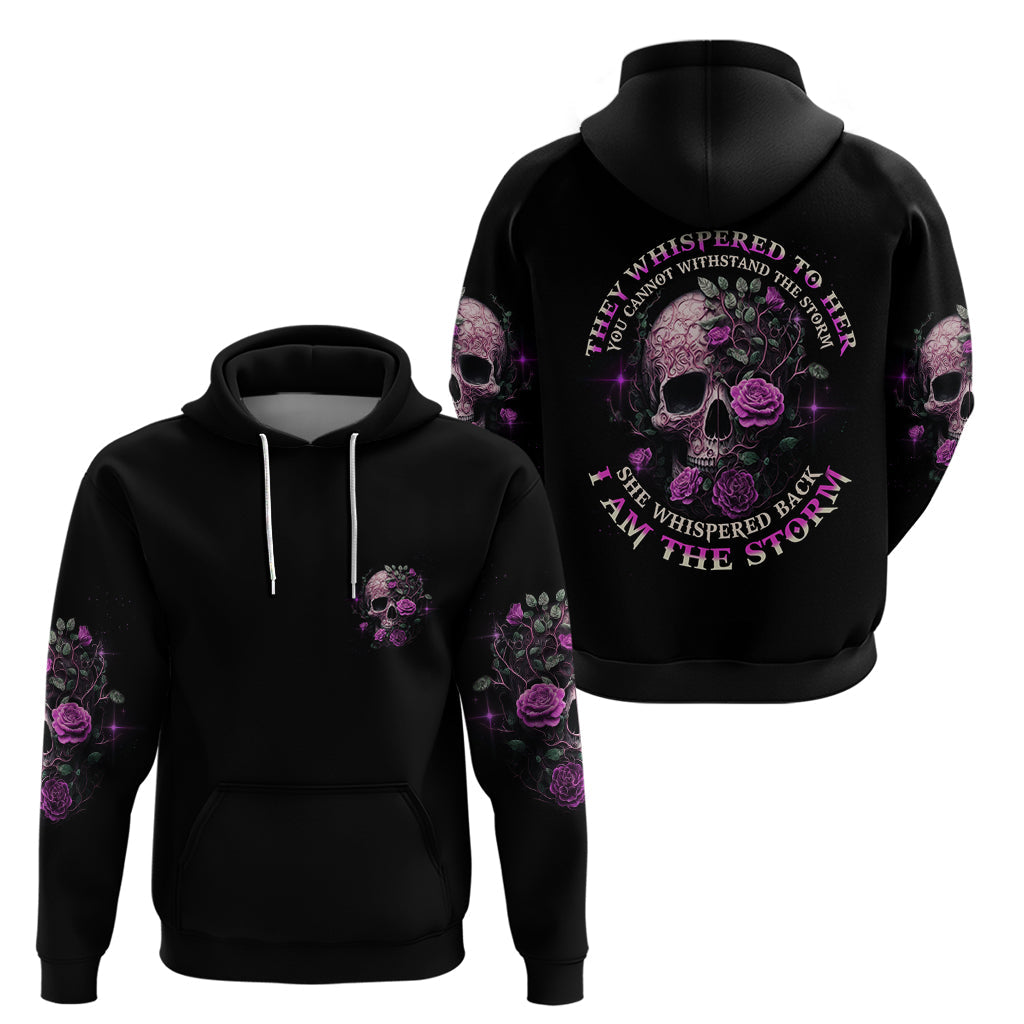 I Am The Storm Rose Hoodie TS04