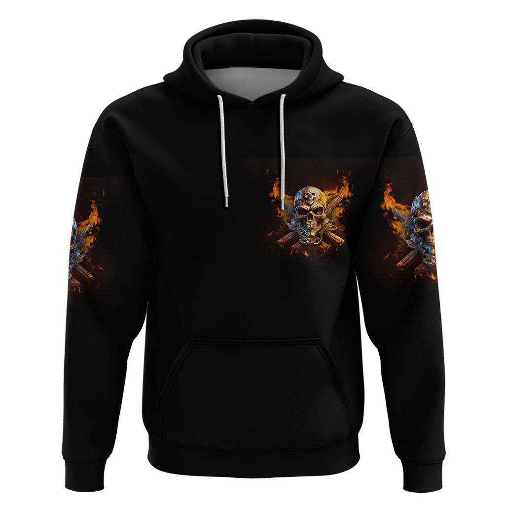 Your First Mistake Fire Skull Hoodie TS04