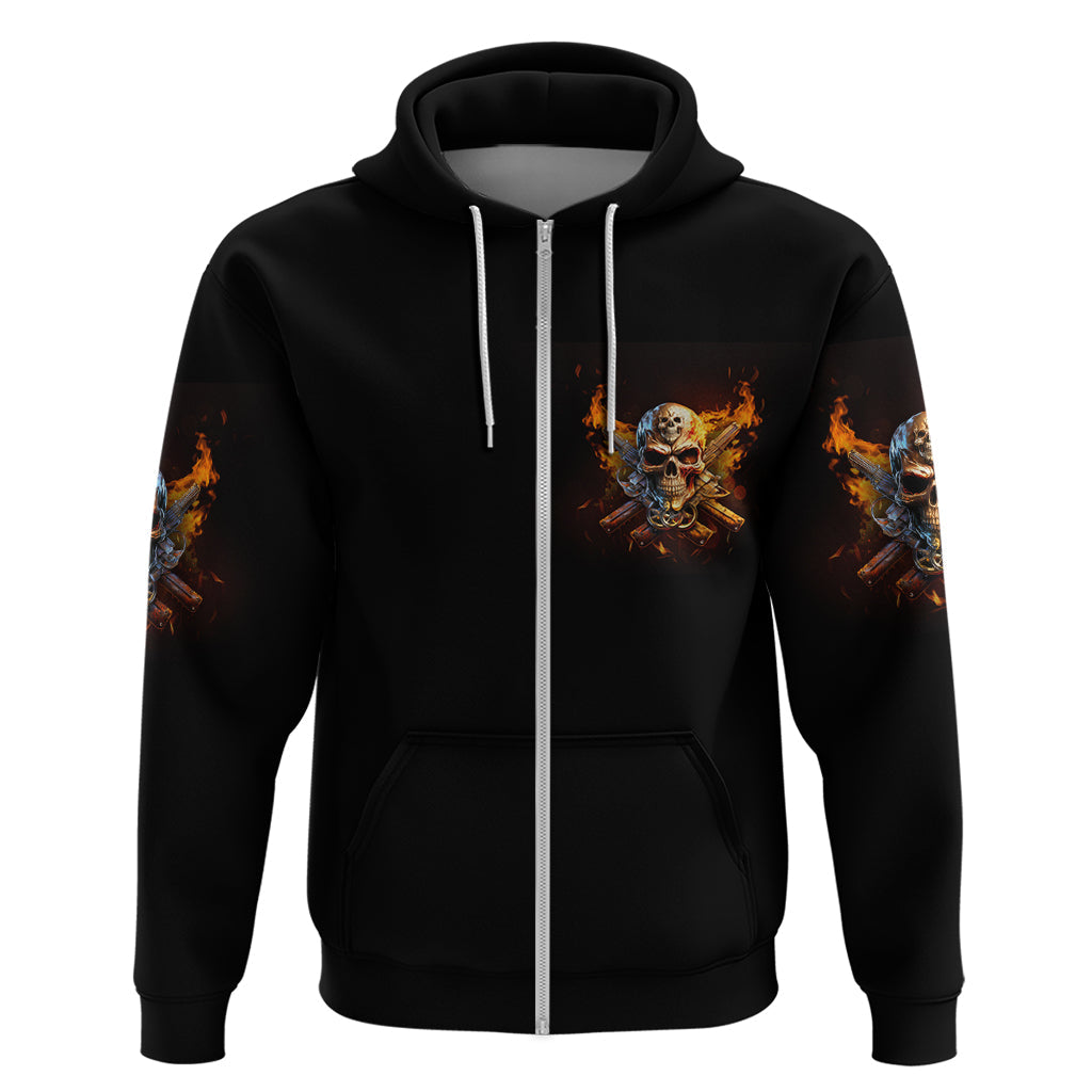 Your First Mistake Fire Skull Hoodie TS04