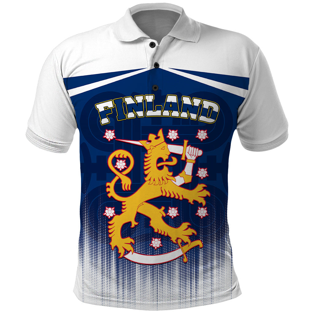 Finland Polo Shirt Coat Of Arms Mix Hannunvaakuna TS06