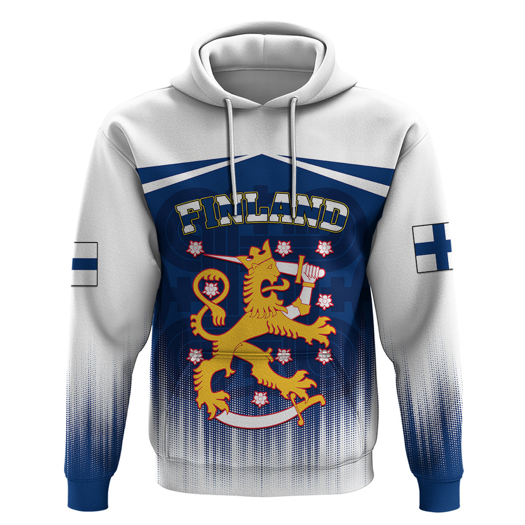 Custom Finland Hoodie Coat Of Arms Mix Hannunvaakuna TS06