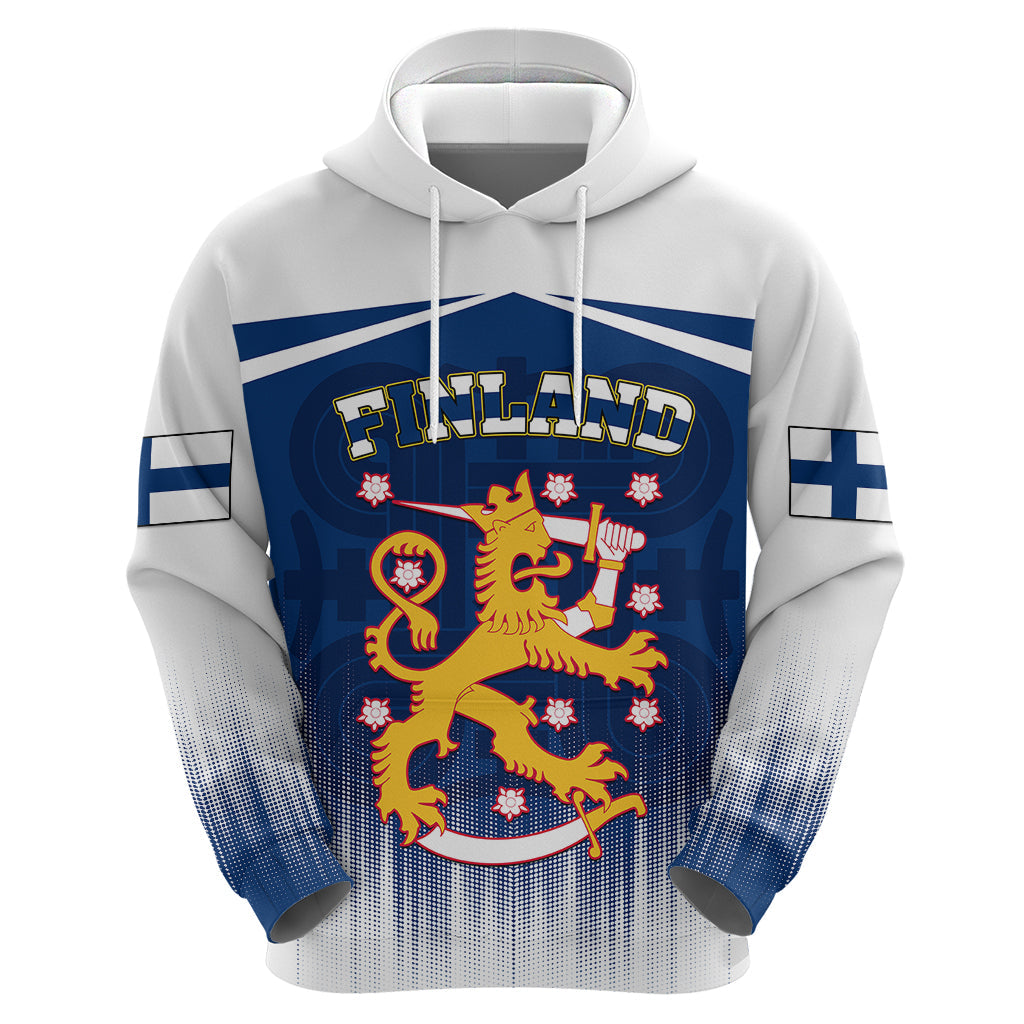 Custom Finland Hoodie Coat Of Arms Mix Hannunvaakuna TS06