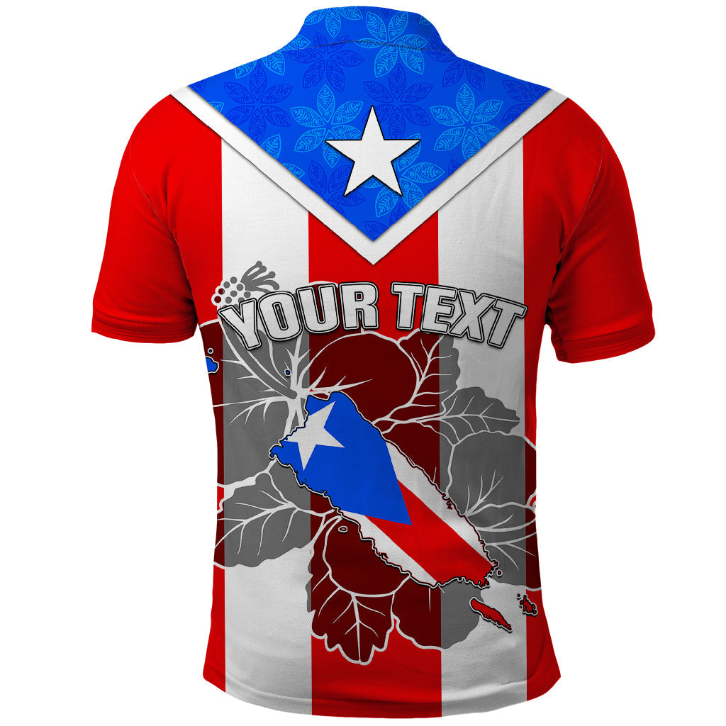 Custom Puerto Rico Polo Shirt Coqui Frog Mix Flor de Maga TS06