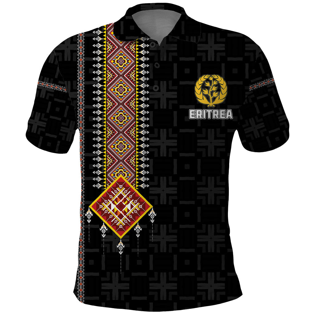 Eritrea Polo Shirt Habesha With African Pattern TS06