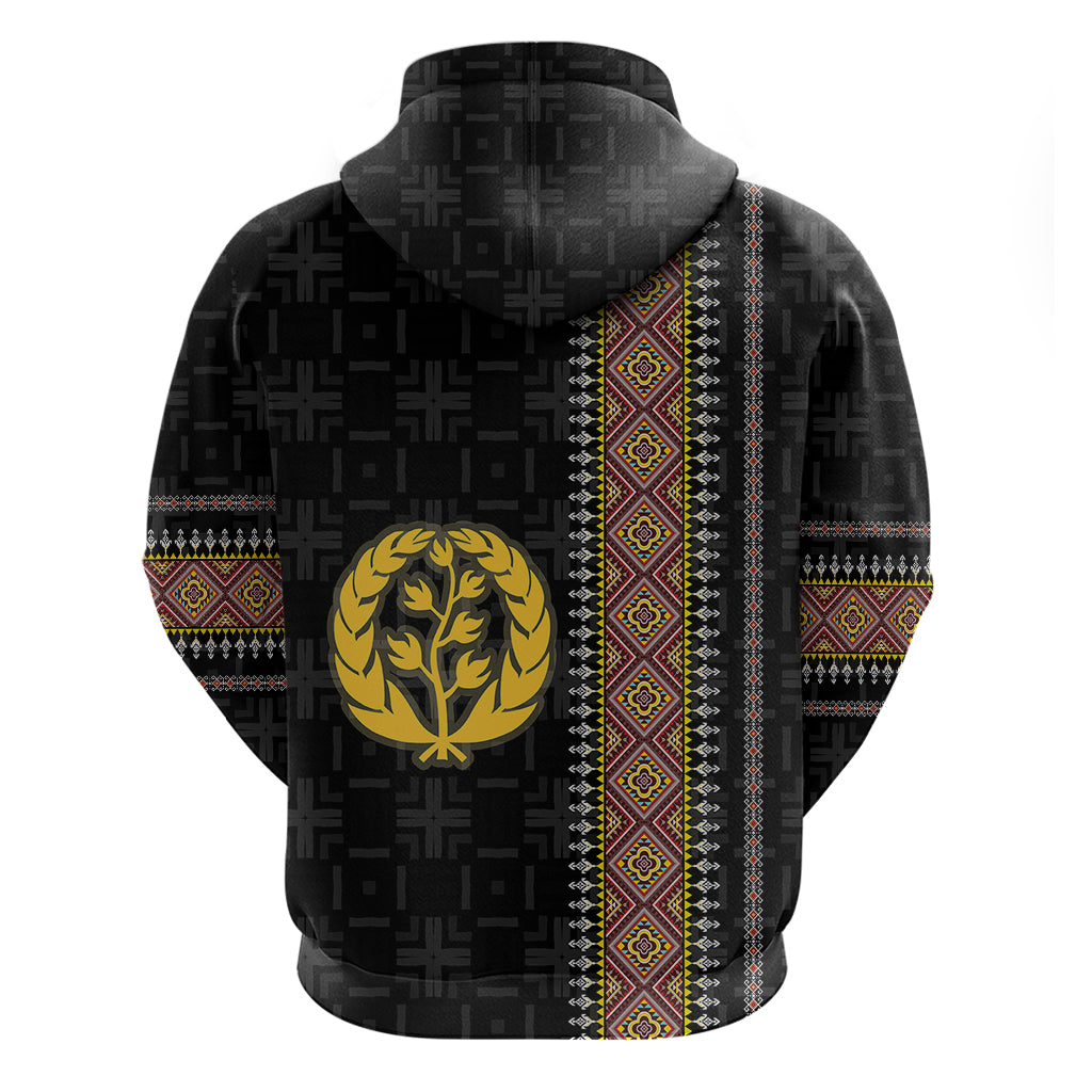 Custom Eritrea Hoodie Habesha With African Pattern TS06