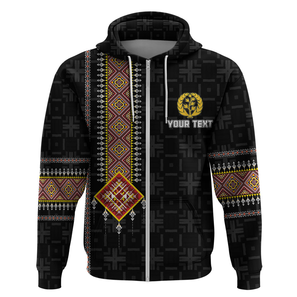 Custom Eritrea Hoodie Habesha With African Pattern TS06