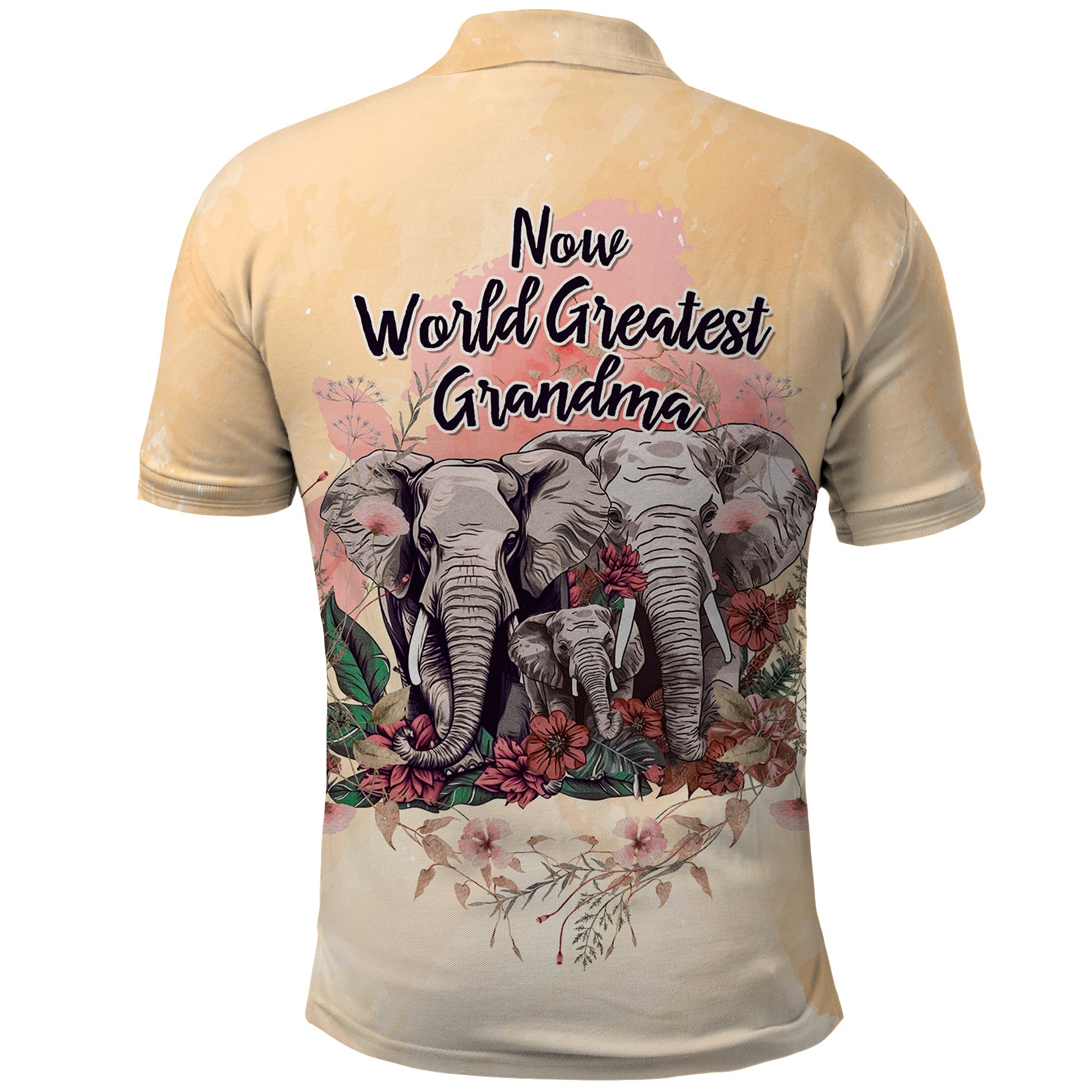 Then World Best Mom Now World Greatest Grandma Mothers Day Polo Shirt TS07