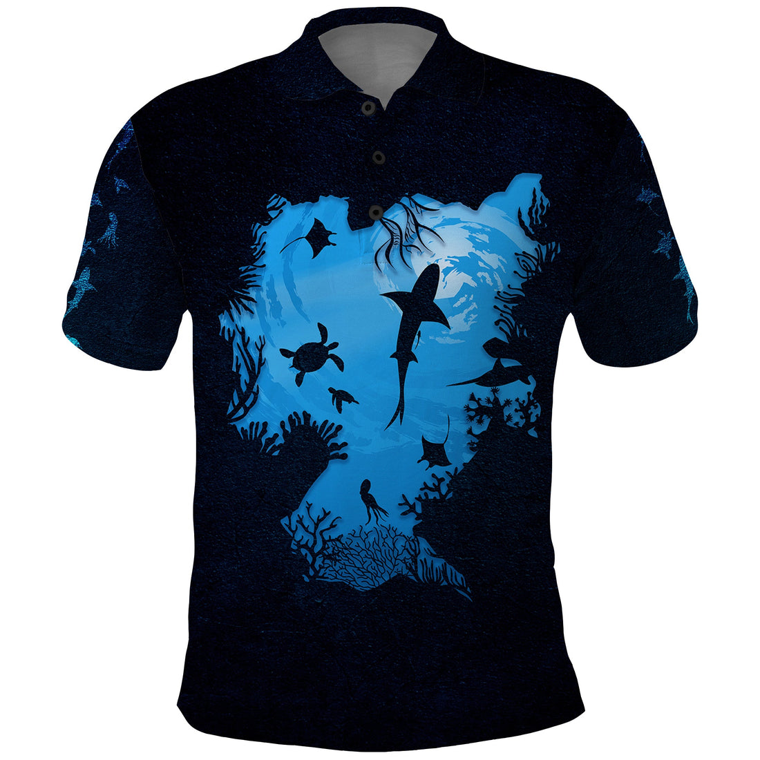 World Ocean Day Polo Shirt Lost My Heart To The Sea TS07