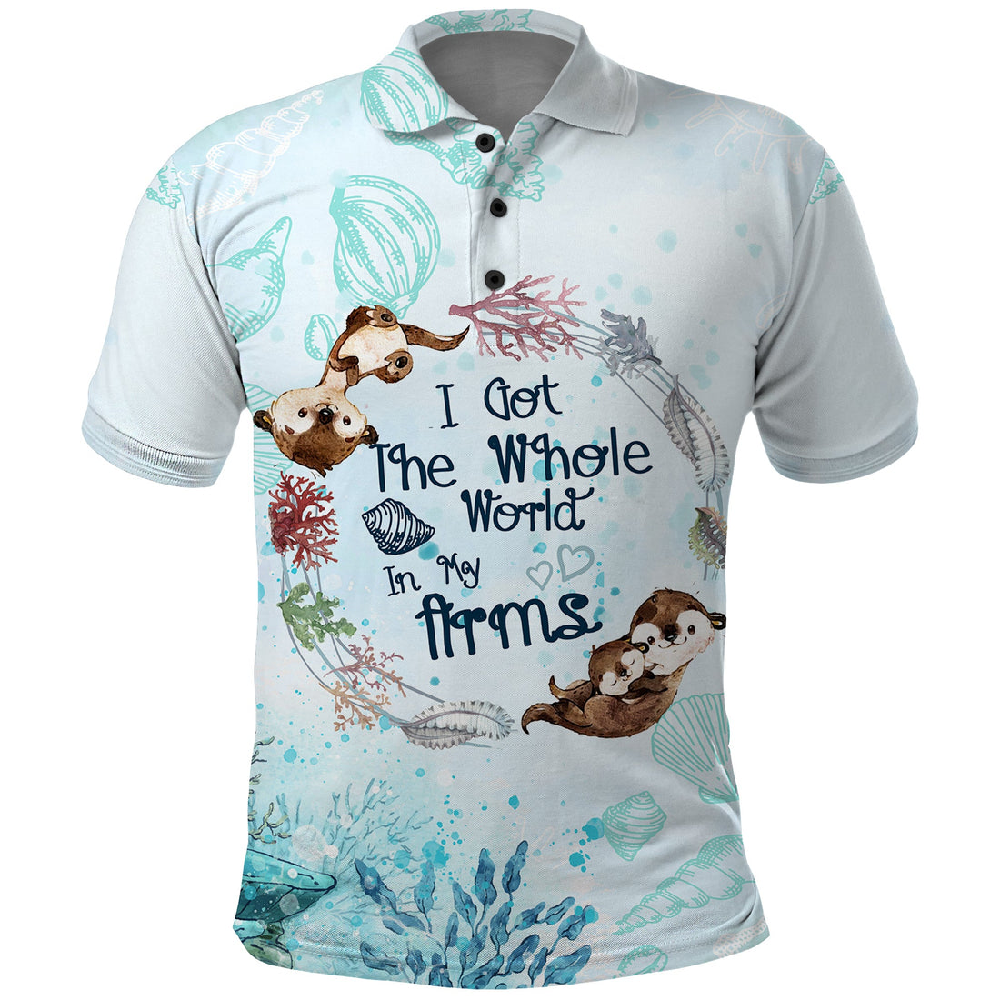 Mom Love You Like No Otter Polo Shirt TS07