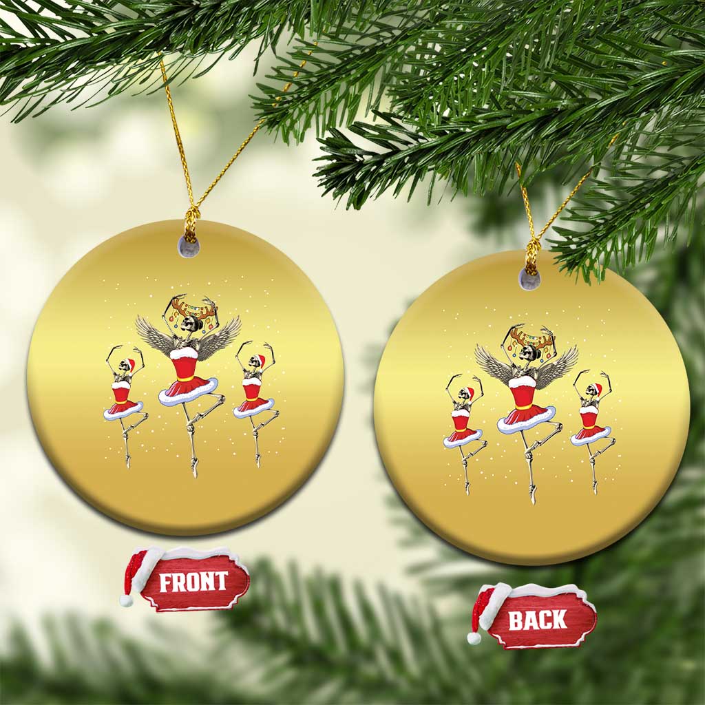 Skeleton Dancing Ballet Xmas Ballerina Christmas Ornament TS09