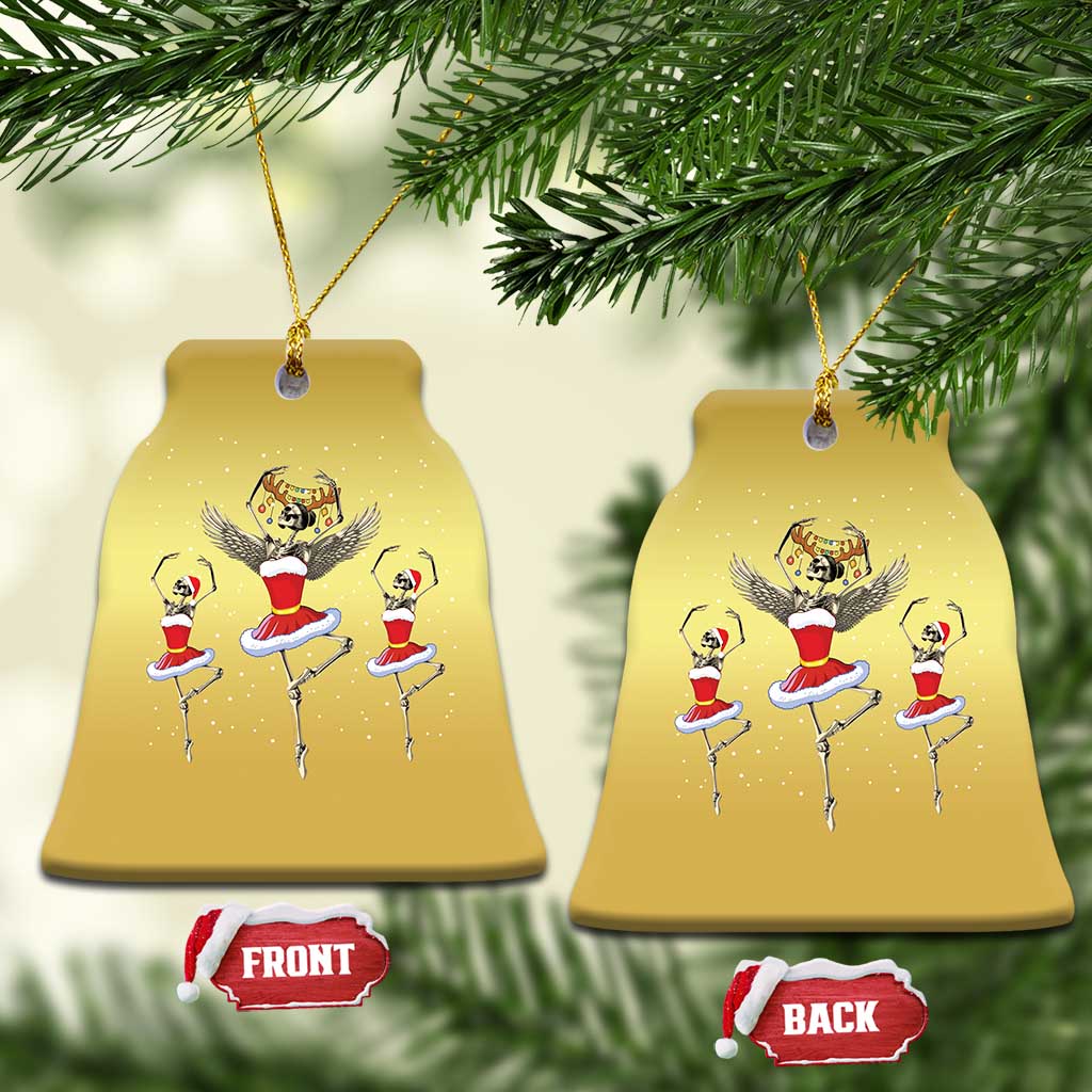 Skeleton Dancing Ballet Xmas Ballerina Christmas Ornament TS09
