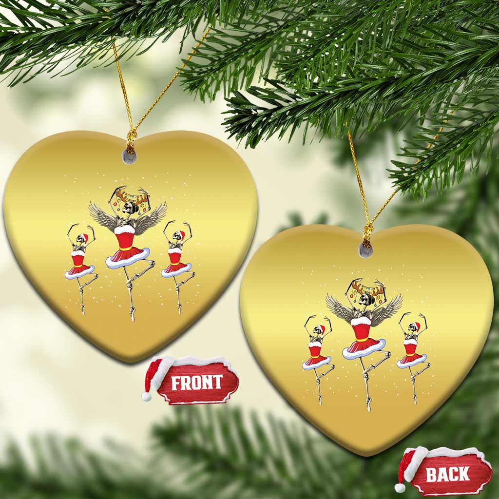 Skeleton Dancing Ballet Xmas Ballerina Christmas Ornament TS09