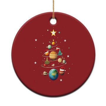 Funny Solar System Space Planets Xmas Tree Christmas Ornament TS09