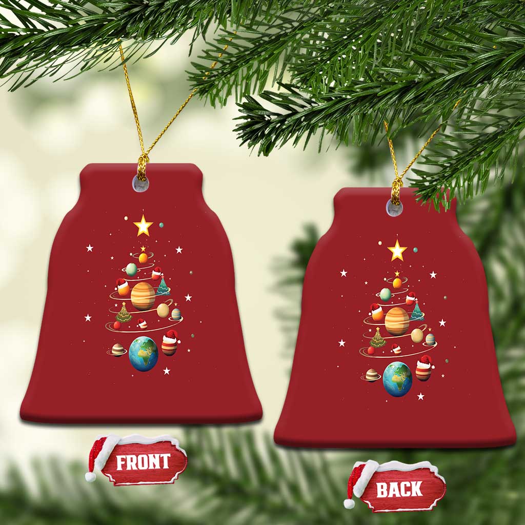 Funny Solar System Space Planets Xmas Tree Christmas Ornament TS09