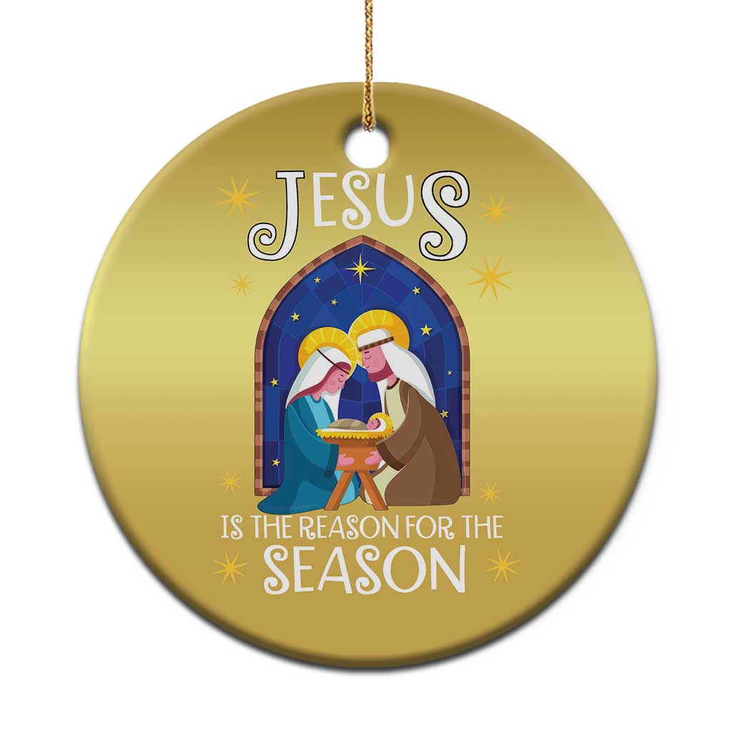 Christmas Nativity Christmas Ornament Jesus Is The Reason For The Season TS09
