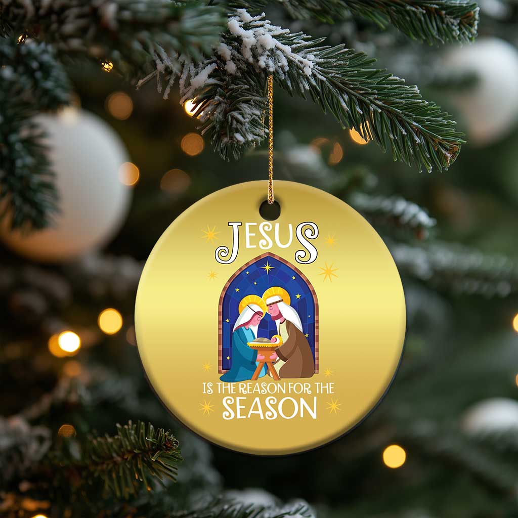 Christmas Nativity Christmas Ornament Jesus Is The Reason For The Season TS09