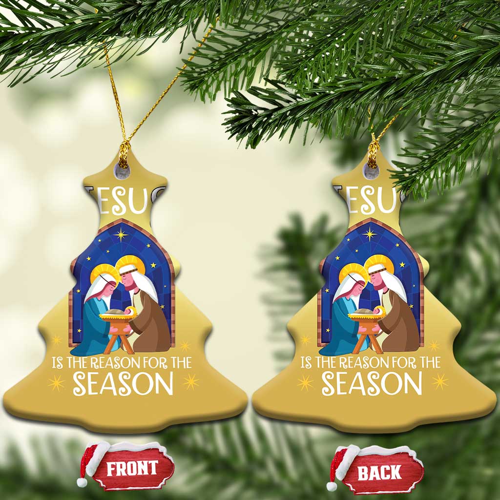 Christmas Nativity Christmas Ornament Jesus Is The Reason For The Season TS09