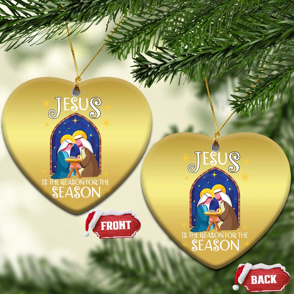 Christmas Nativity Christmas Ornament Jesus Is The Reason For The Season TS09