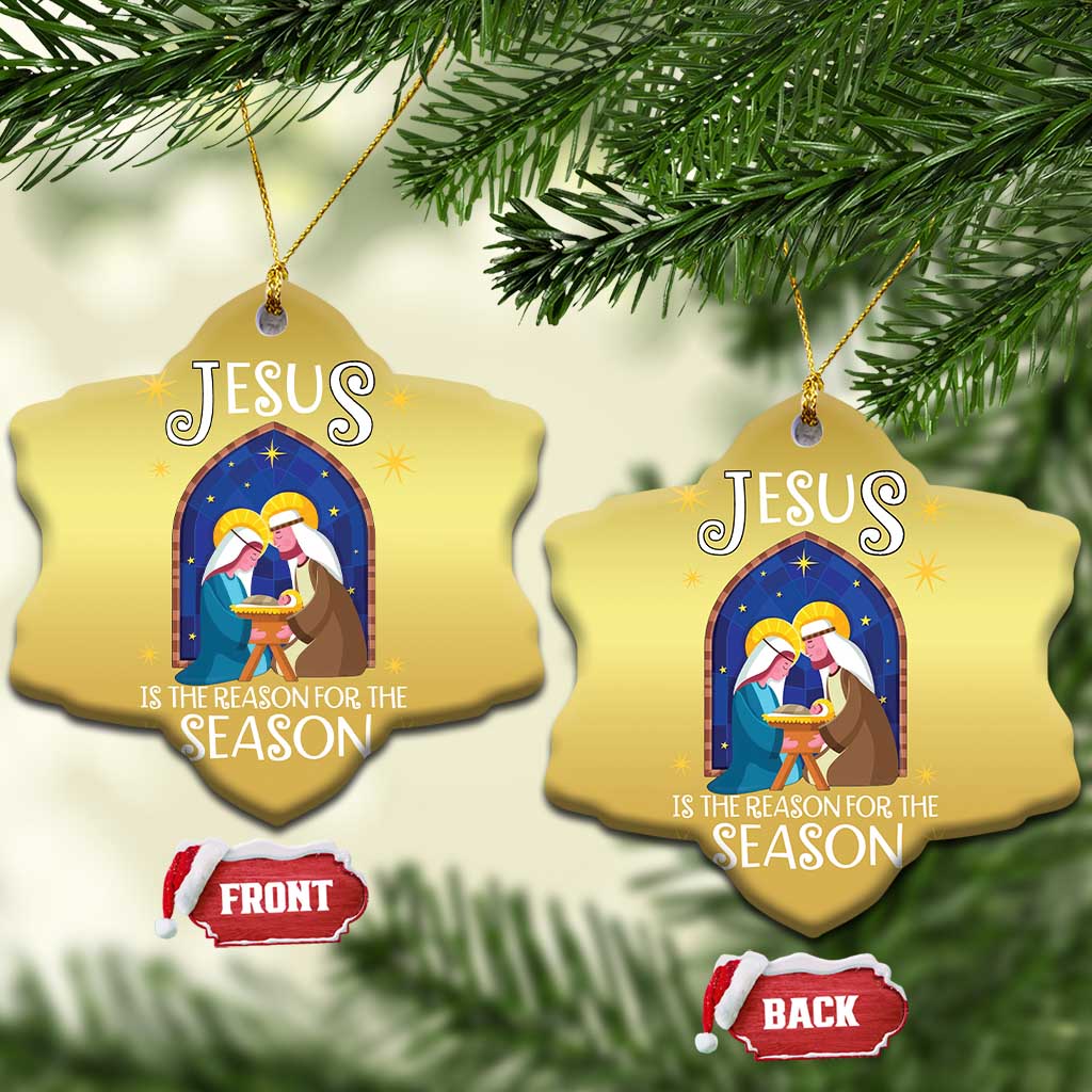 Christmas Nativity Christmas Ornament Jesus Is The Reason For The Season TS09