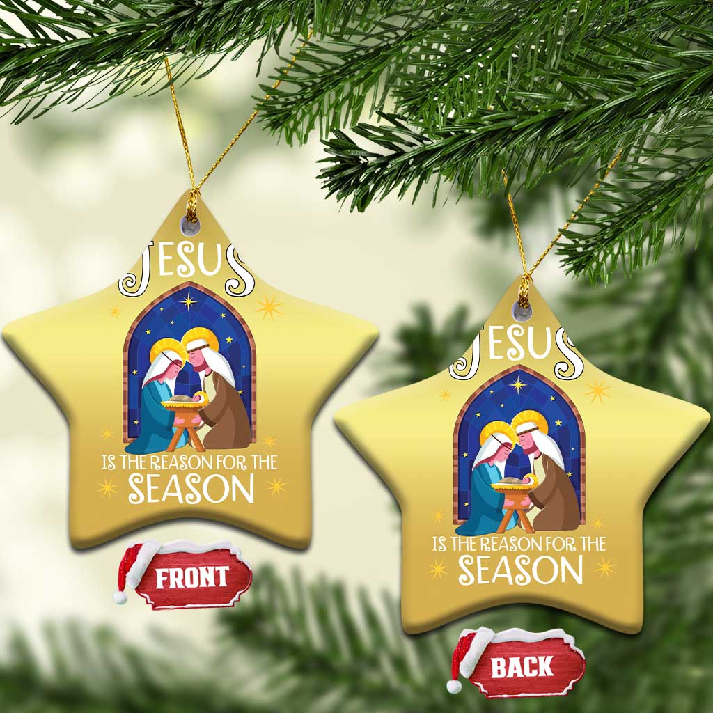 Christmas Nativity Christmas Ornament Jesus Is The Reason For The Season TS09