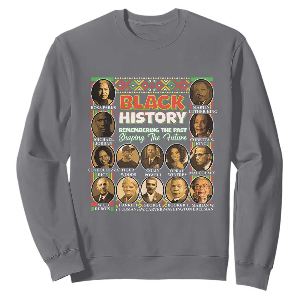 Black History Month Sweatshirt Remembering The Past Shaping The Future TS09