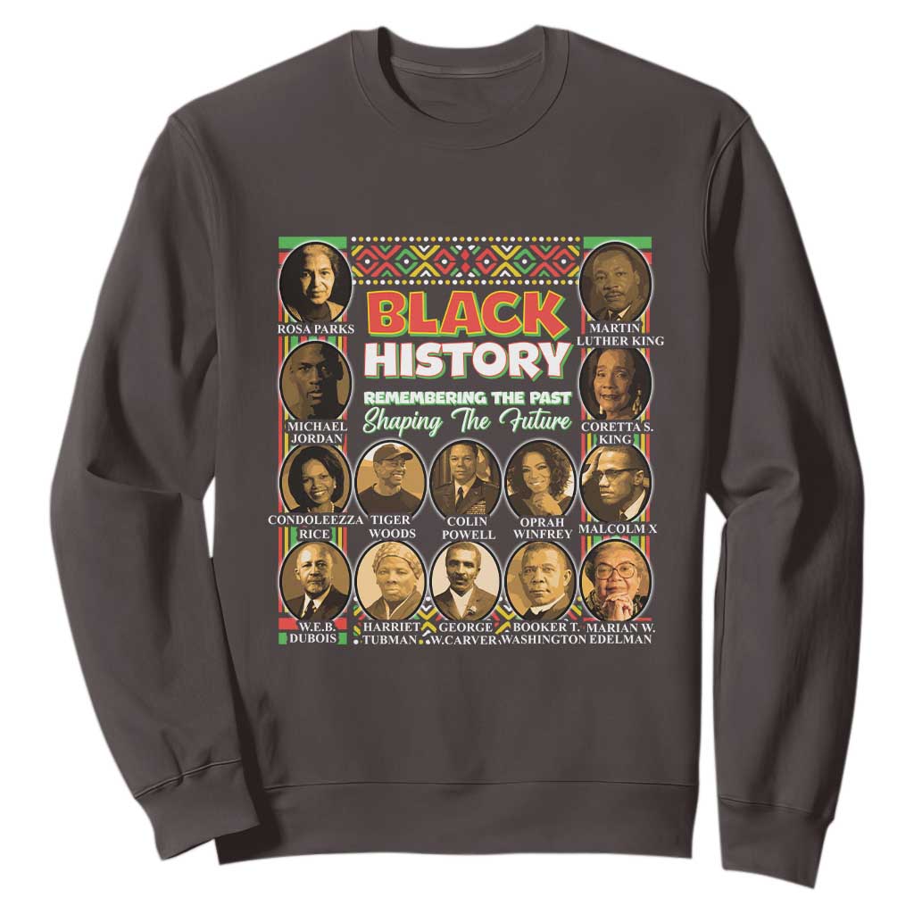 Black History Month Sweatshirt Remembering The Past Shaping The Future TS09