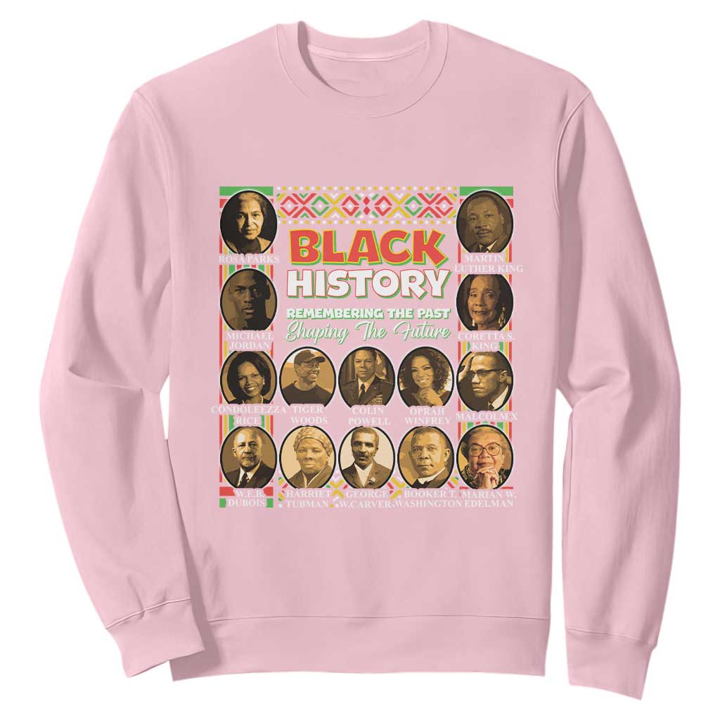 Black History Month Sweatshirt Remembering The Past Shaping The Future TS09