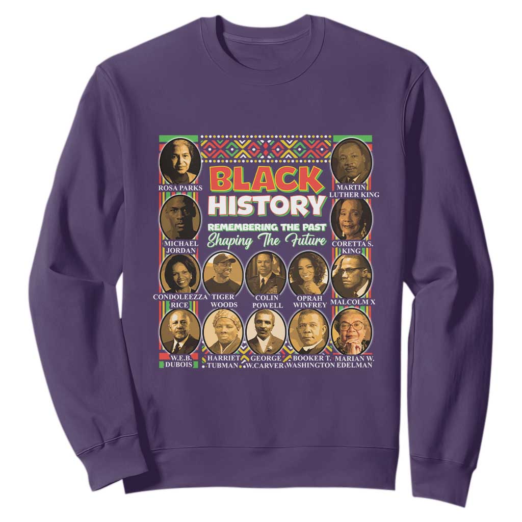 Black History Month Sweatshirt Remembering The Past Shaping The Future TS09