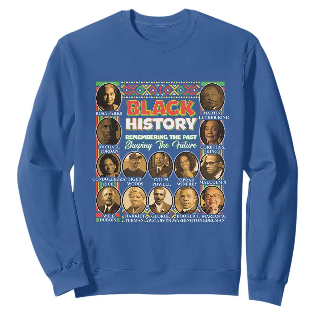 Black History Month Sweatshirt Remembering The Past Shaping The Future TS09