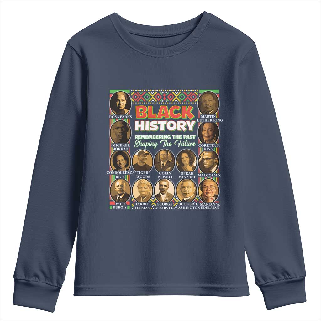 Black History Month Youth Sweatshirt Remembering The Past Shaping The Future TS09