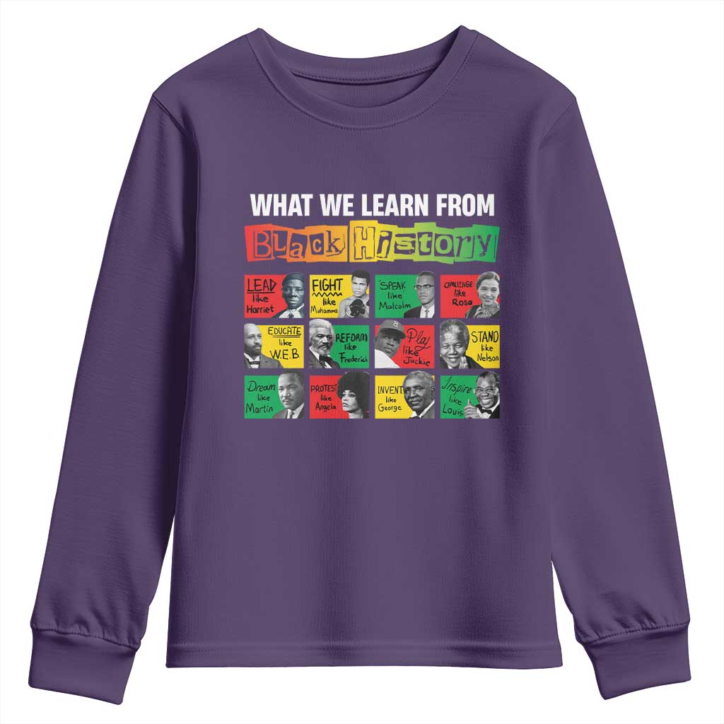 What We Learn From Black History Youth Sweatshirt TS09