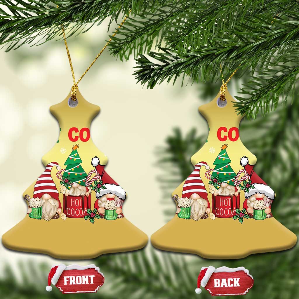 Hot Cocoa Gnomes Drink Hot Chocolate Watch Christmas Movies Christmas Ornament TS09