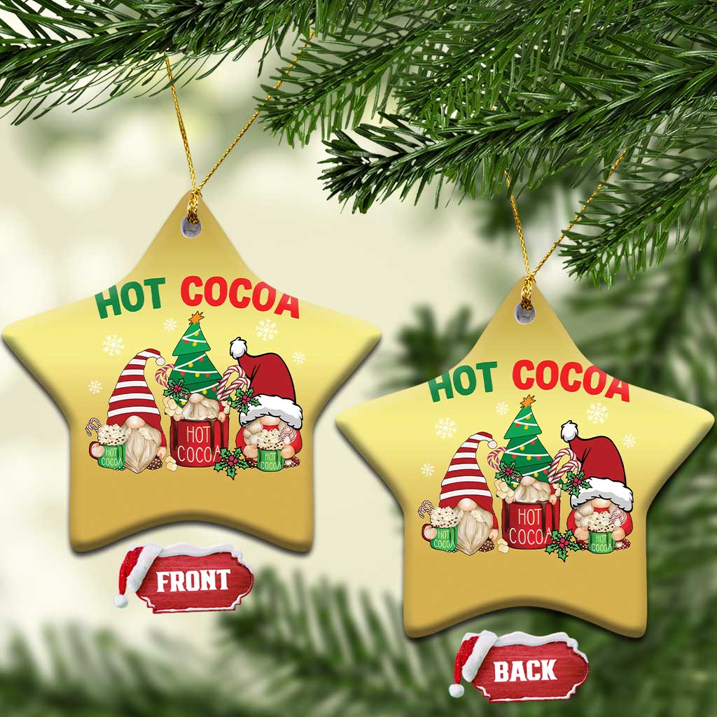 Hot Cocoa Gnomes Drink Hot Chocolate Watch Christmas Movies Christmas Ornament TS09