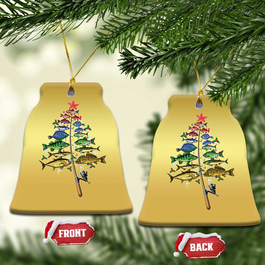 Xmas Fishing Christmas Ornament Colorful Fish Aquatic Christmas Tree Fisherman TS09